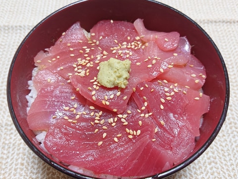 京割烹のまかない鉄火丼